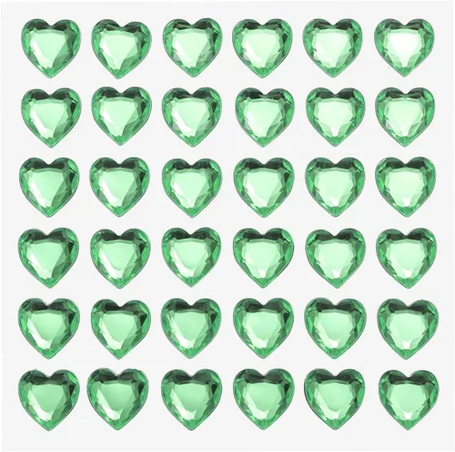 Vista 15 de MECCANIXITY 144 calcomanías autoadhesivas de diamantes de imitación de corazón de 0.394 pulgadas para maquillaje de San Valentín, artes y Azul