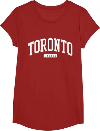 Vista 77 de Camiseta estilo universitario de Toronto Canada, Negro