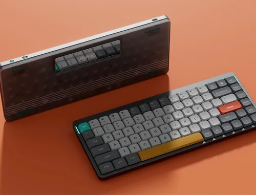 Vista 5 de nuphy Air75 Mechanical Keyboard 75 Low Profile Wireless Keyboard Supports Bluetooth 50 24G and Wired Connection Compatible with Windows and Mac
