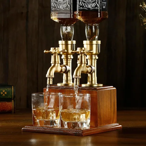 Vista 9 de Dispensador de bebidas Vida Brillante para fiestas, accesorios de bar, regalos para amantes del vino, decoración de cueva de whisky para marido