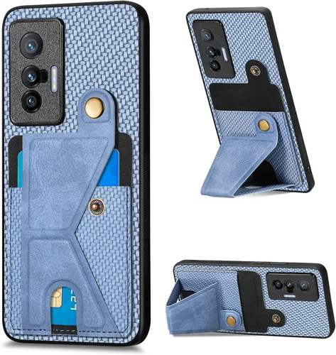 Vista 13 de Funda para Oppo K10x / OnePlus Nord CE 2 Lite 5G Funda para Realme 9 5G / 9 Pro / Q5 / V25 Funda de piel sintética con ranuras para tarjetas