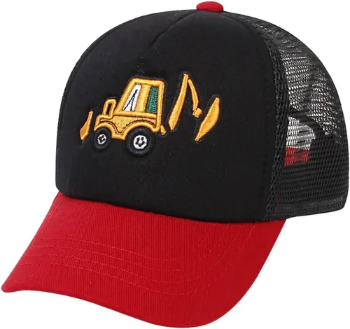 Vista 13 de Gorra de béisbol para niños y niñas de 2 a 8 años Negro