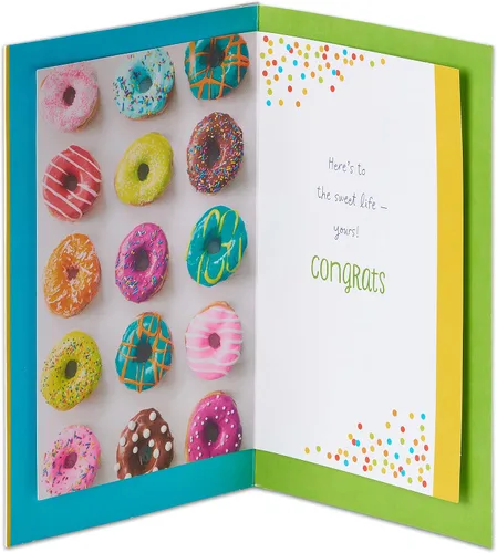 Vista 2 de American Greetings - Tarjeta de jubilación (Doughnuts, Sweet Life)