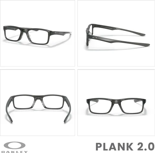 Vista 15 de Oakley Plank 2.0 OX8081 - Lentes rectangulares para hombre y mujer, kit de correa de accesorios, bolsa de microfibra