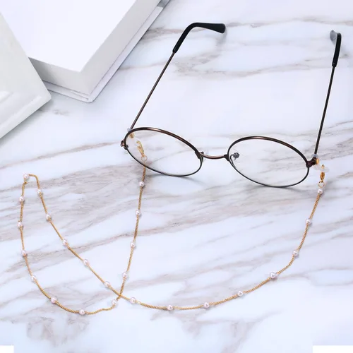 Vista 4 de Frienda 6 cadenas para gafas elegante retenedor para gafas soporte para correa para gafas