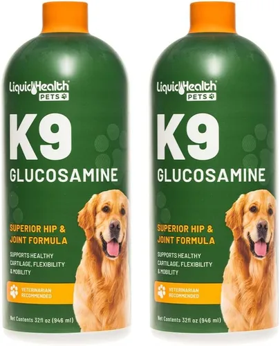 Vista 9 de Glucosamina K-9 de Liquid Health, Fórmula de Cadera y Articulaciones, 32 onza
