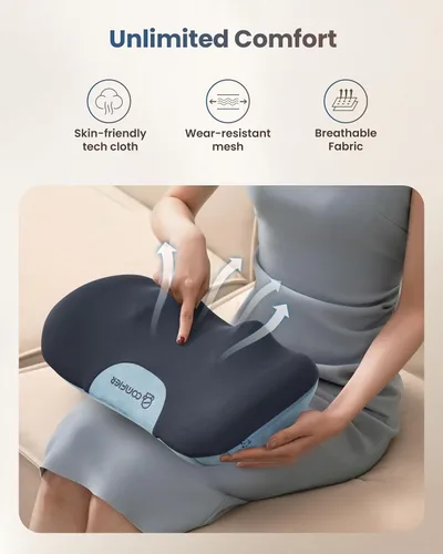 Vista 4 de COMFIER Cojín de asiento de masaje y masajeador Shiatsu para cuello y espalda