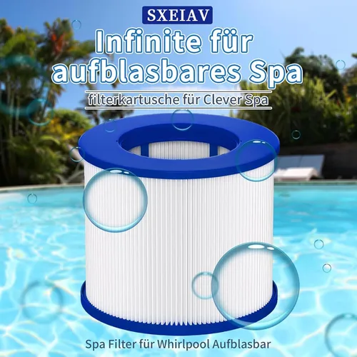Vista 3 de Cartuchos de filtro roscados de repuesto para bañera de hidromasaje, filtros de spa de bañera de hidromasaje atornillados para todos los tinas