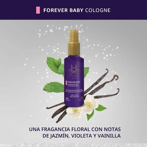 Vista 3 de Hydra Forever Colonia para Mascotas Bebé, Colonia de Acabado para Perros y Gatos, Spray de Aseo, 4.4 Onzas