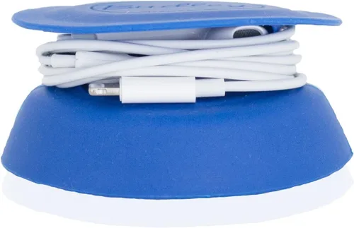 Vista 4 de Budley - Sistema de almacenamiento compacto para auriculares/audífonos sin enredos, silicona (negro, juego de 1)