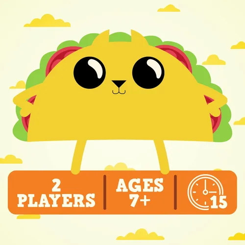 Vista 8 de Exploding Kittens Tacocat Spelled Backwards 2 Players - Ages 7+ - 15 Minutes to Play - Clever Family Board Game - Couples Game, Family Game Night