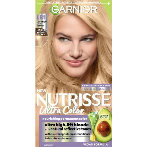 Vista 10 de Garnier Nutrisse Ultra Color - Crema nutritiva para el cabello, BR2, color borgoña intenso oscuro (Passion Fruit), tinte permanente para el cabello