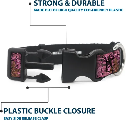 Vista 4 de BUCKLE-DOWN pc-w20301-nm camuflaje oliva collar de Clip de plástico
