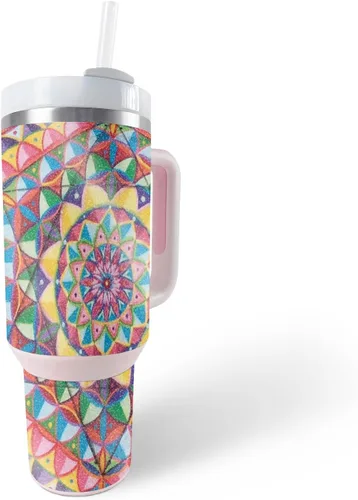 Vista 11 de MightySkins - Vaso con purpurina brillante compatible con Stanley The Quencher H2.0 FlowState de 40 onzas, parte trasera de cascabel, acabado