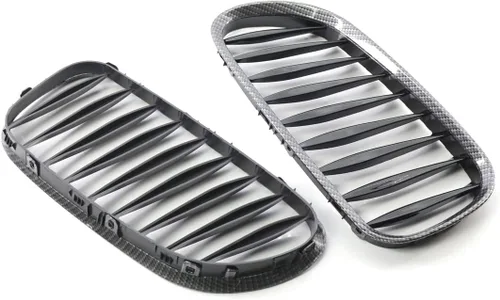 Vista 7 de Parrilla de repuesto para parrilla de riñón para BMW Z4 E85 2003 2004 2005 2006 2007 (GZ.A E85 LK TW)