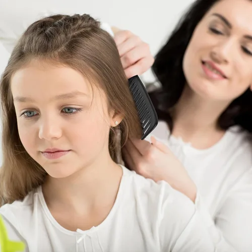 Vista 7 de Kolavia Juego de 6 peines para el cabello, color negro, duradero, ancho y fino, cola de rata, peine de peluquería para mujeres y hombres, peines