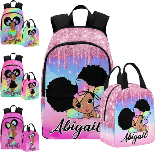 Vista 21 de Texto personalizado Elefante desgaste gafas mochila mochila mochila casual Daypack bolsa para mamá niñas, color86-4, Mochilas Daypack
