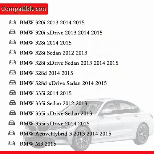 Vista 2 de Panel de Enchufe de Bombilla de Luz Trasera Izquierda del Conductor y Conector de Enchufe y Tres Bombillas 63217313043 Compatible con BMW Serie 3