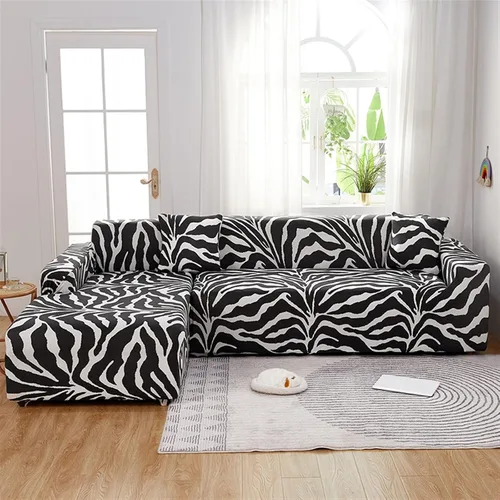 Vista 9 de MIPOPS Fundas de sofá 100% impermeables para sofás modulares en forma de L de 1, 2, 3, 4 plazas, funda elástica para sala de estar, protector de H