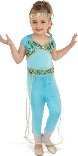 Vista 4 de Rubie's Disfraz de princesa Genie para niña, Como se muestra