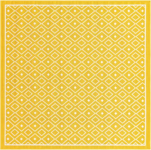 Vista 40 de Unique Loom Outdoor Trellis Collection - Alfombra de área Kafes (2 x 6 pies 1 pulgada, gris/marfil)