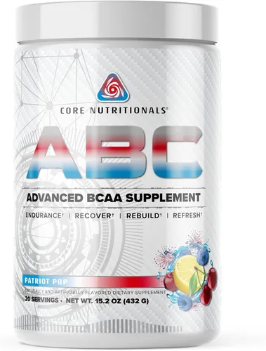 Vista 16 de Core Nutritionals Platinum ABC Advanced Intra-Workout BCAA Suplemento con 0.09 oz de glutamina, beta alanina, malato de citrulina, 20 porciones