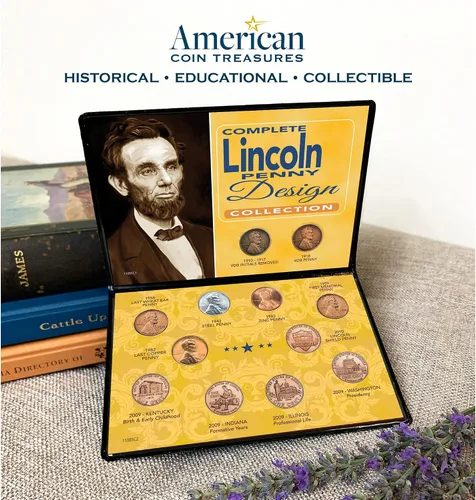 Vista 3 de Colección completa de Lincoln Penny Design de American Coin Treasures