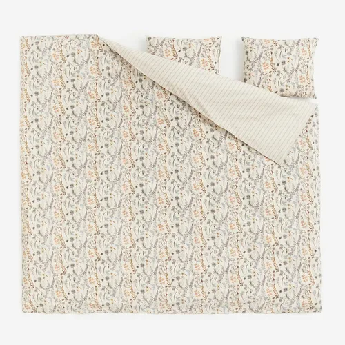 Vista 7 de Nayoroom - Juego de funda de edredón con diseño floral vintage, tamaño Beige Floral