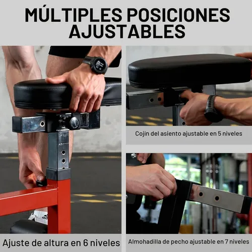 Vista 6 de Mikolo Máquina de remo sentada con placa para gimnasio en casa, capacidad de 400 libras, brazos independientes y asiento ajustable