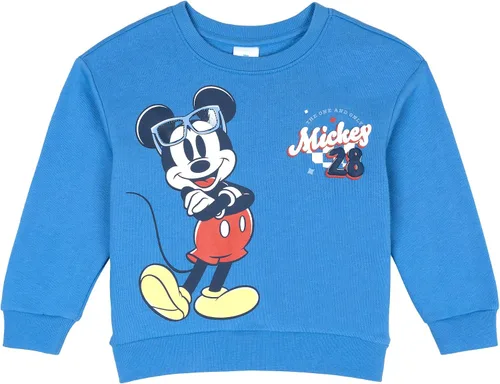 Vista 2 de Disney Conjunto de sudadera y pantalones de Mickey Mouse para bebés y niños pequeños (12 meses - 7-8)