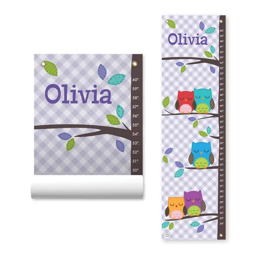 Vista 6 de Tabla de crecimiento personalizada para niños, mariposas - I See Me!