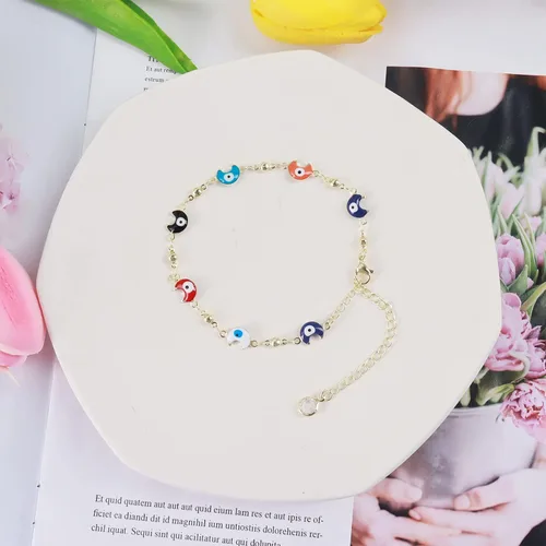 Vista 5 de Long tiantian Hand Chain Bracelet Gold Bracelets for Women Link Chain Bracelets Trendy Finger Ring Slave Bracelet Jewelry Gifts
