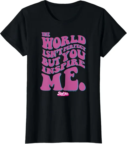 Vista 42 de Barbie Camiseta The Movie - You Inspire Me, Negro