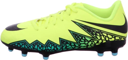 Vista 2 de Nike Niños Hypervenom Phelon Ii Fg Volt NegroHyper TurquoiseClear Jade Zapatos de Fútbol