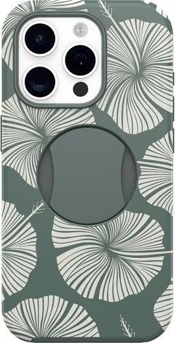Vista 11 de OtterBox Funda OtterGrip Symmetry Series para iPhone 15 Pro (solamente), Aspen Gleam (naranja), agarre integrado, funda elegante, se ajusta a