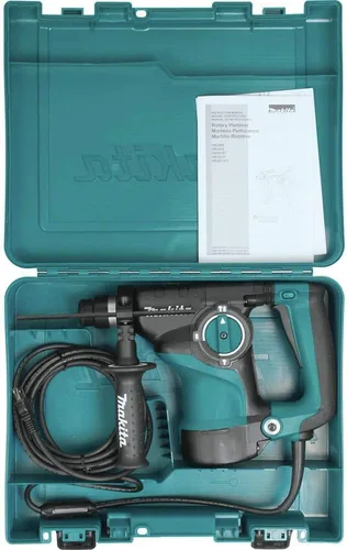 Vista 3 de Makita HR2811F F 1 – 1/8-pulgadas Rotary martillo SDS-Plus con luz L.E.D. Luz LED integrada Embrague limitador de par Agarre ergonómico
