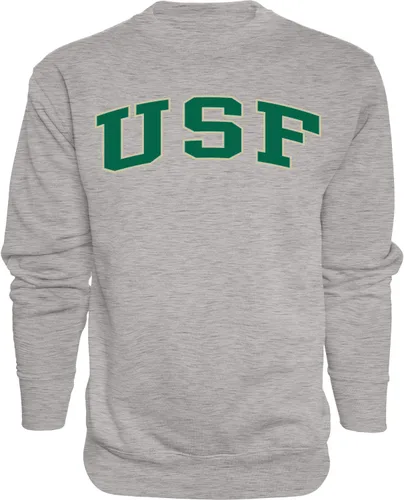 Vista 39 de Blue 84 NCAA para hombre Sudadera de cuello redondo con nombre de equipo jaspeado en color oscuro