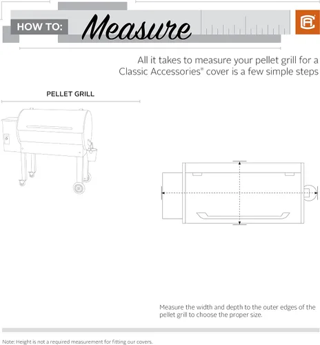 Vista 14 de Classic Accessories Cubierta para parrilla de pellets de 46 pulgadas resistente al agua Veranda