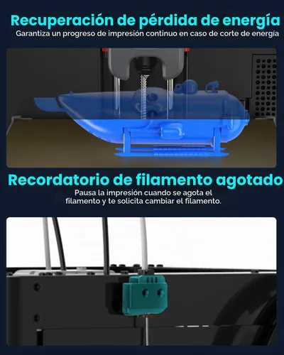 Vista 7 de FLASHFORGE Adventurer 5M Impresora 3D de Alta Velocidad Máx. 600mm/s con Nivelación Automática, Cambio de Boquilla en 3 Segundos, Impresión