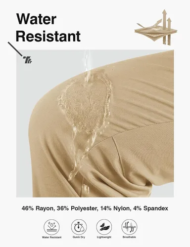 Vista 3 de TBMPOY Pantalones de senderismo para mujer, convertibles, enrollables, capri, de secado rápido, ligeros, con bolsillos de carga al aire libre