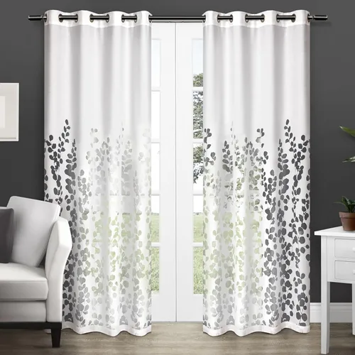 Vista 7 de Par de paneles de cortinas Wilshire Sheer de Exclusive Home Curtains para ventanas
