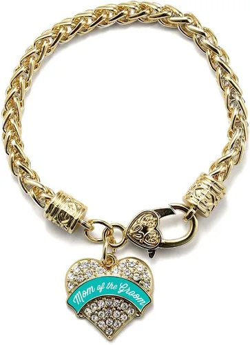 Vista 208 de Inspired Silver - Pulsera de plata con dije de corazón pavé con circonitas cúbicas