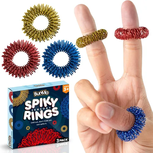 Vista 9 de BunMo Anillos magnéticos negros – Imanes mejorados de grado N45, sin BPA, compacto y silencioso juguete para ansiedad para adultos y adolescentes