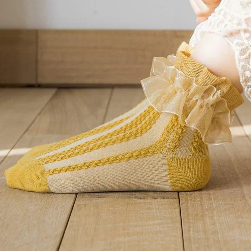Vista 5 de YUEN baby-girls Lice Socks