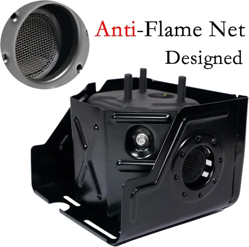 Vista 2 de JMCHstore Tubo de Silenciador de Escape con Deflector Para Predator 301cc, Motor de Honda GX240 GX270 8HP 9HP, Motor de Lifan Loncin, Bomba de Agua