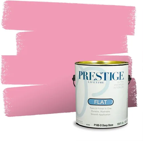 Vista 293 de Prestige Paints Pintura exterior e imprimación en uno, 1 galón, plano, coincidencia comparable de Valspar* Amber Rose*