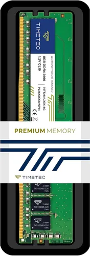 Vista 8 de Timetec 8GB DDR4 2666MHz (PC4-2666V) PC4-21300 UDIMM RAM de escritorio - 288-Pin 1.2V CL19 No ECC sin búfer DIMM Actualización del módulo de memoria