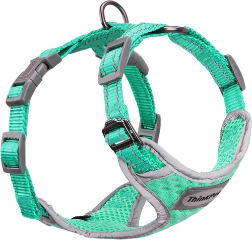 Vista 17 de ThinkPet Arnés de ventilación reflectante transpirable suave sin tirones para cachorros, chaleco de ventilación para cachorros pequeños y medianos