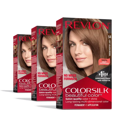 Vista 31 de Revlon ColorSilk Beautiful Color 41 marrón medio 1 ea (paquete de 5)