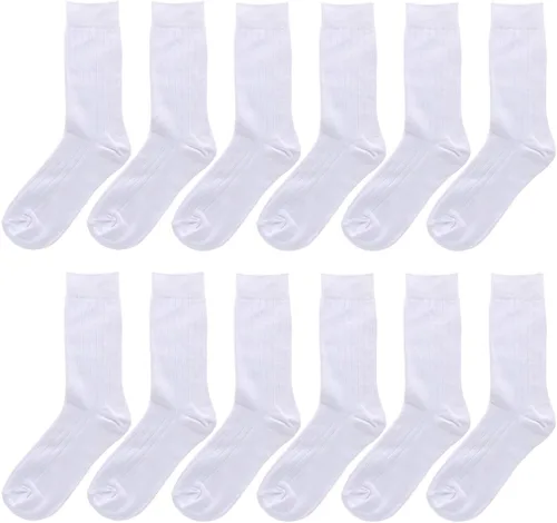 Vista 36 de 12 pares de calcetines de vestir para hombre